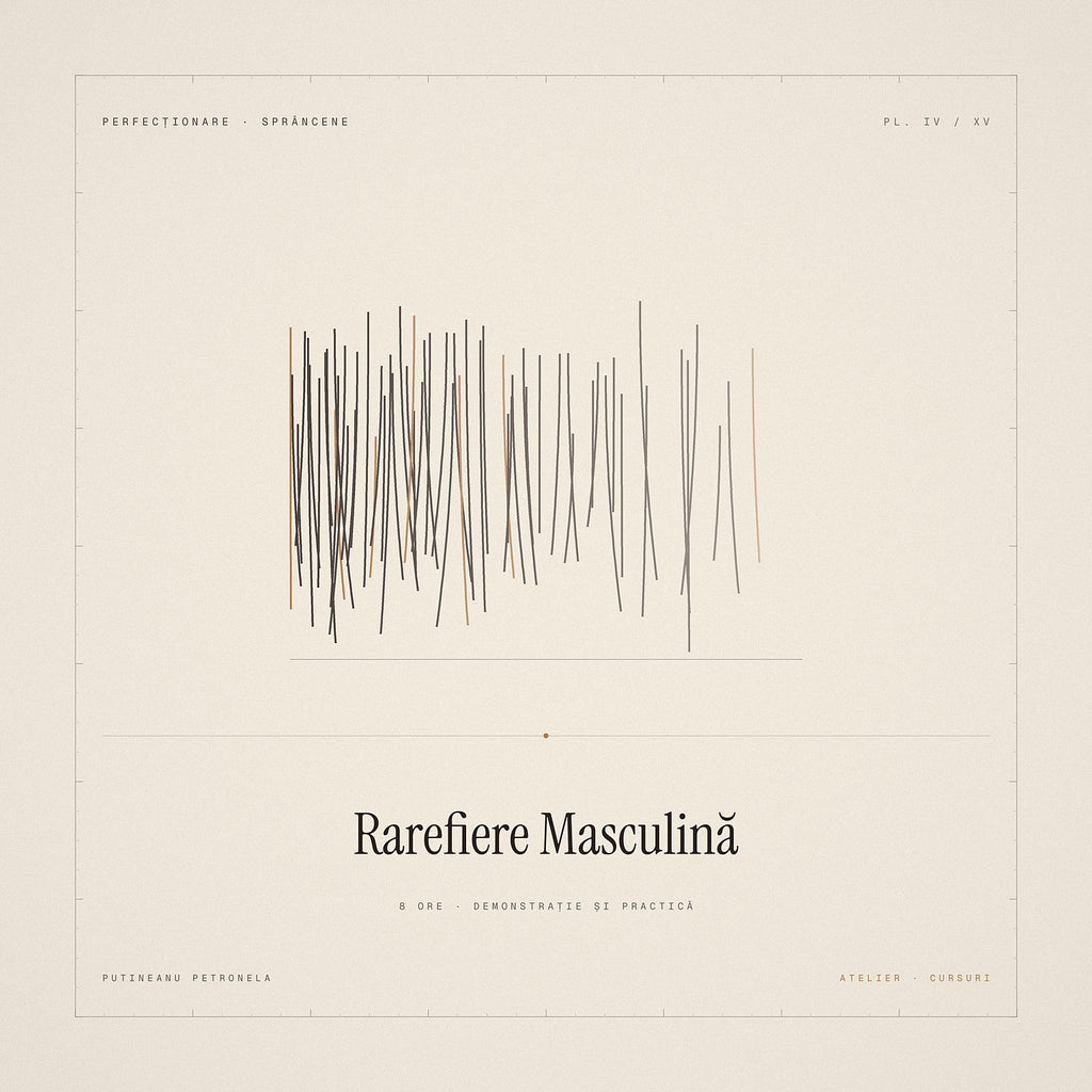 Curs rarefierea sprâncenelor masculine