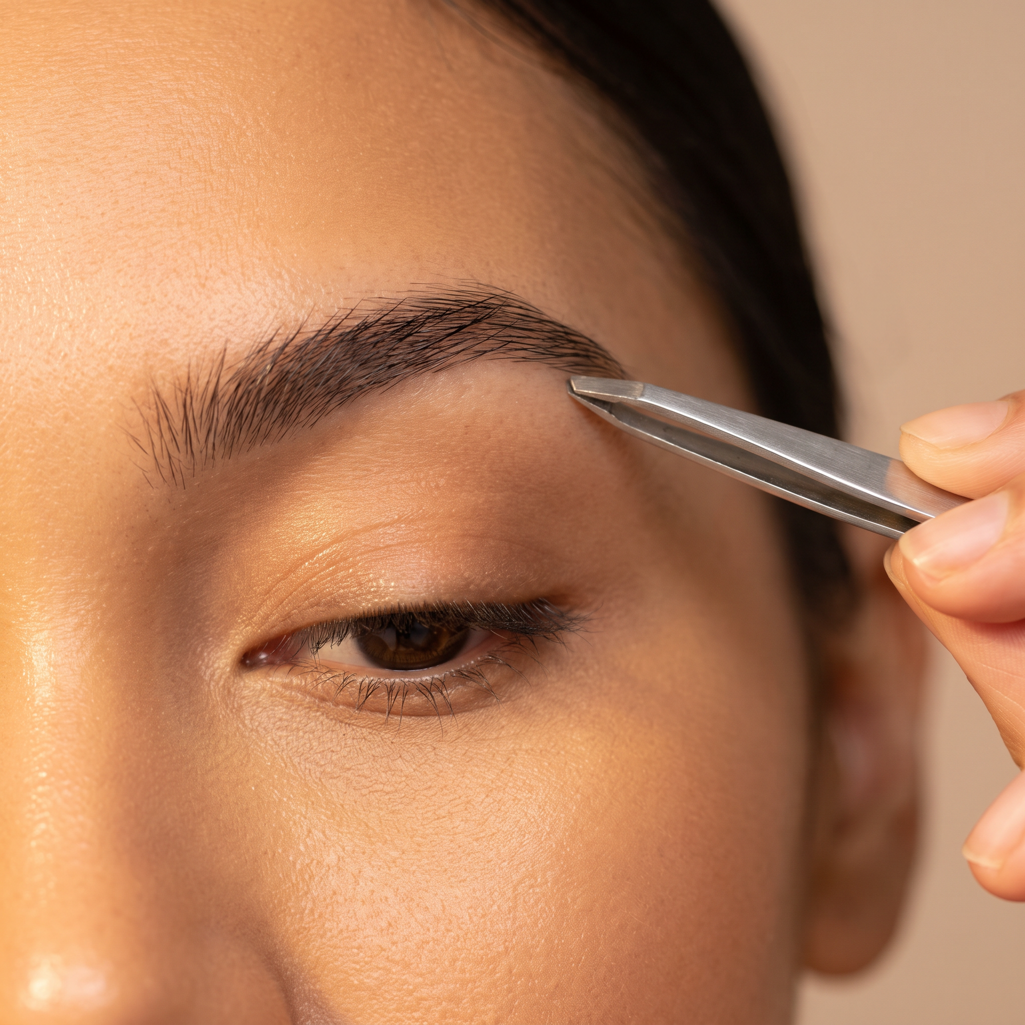 Curs perfecționare rarefierea sprâncenelor feminine – detaliu macro